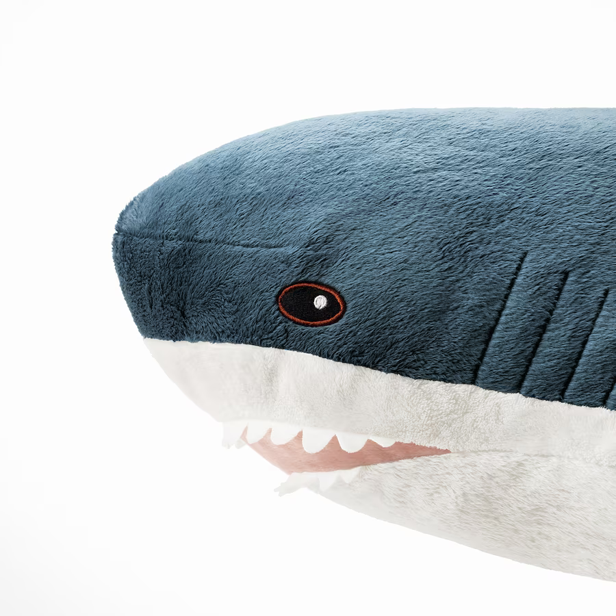 TinyPeopleKingdom Giant Shark Plush toy (40 inches long!) – Tiny