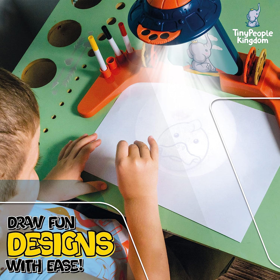 TPKingdom Drawing Projector Scribble Board for kids – Tiny People Kingdom