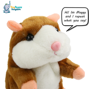 MAGGY THE ORIGINAL TALKING HAMSTER TOY (REPEATS WHAT YOU SAY!)