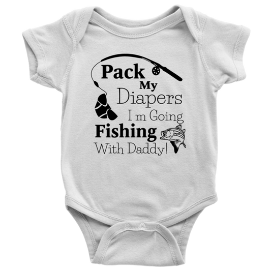 Fishing with Daddy Baby Onesie